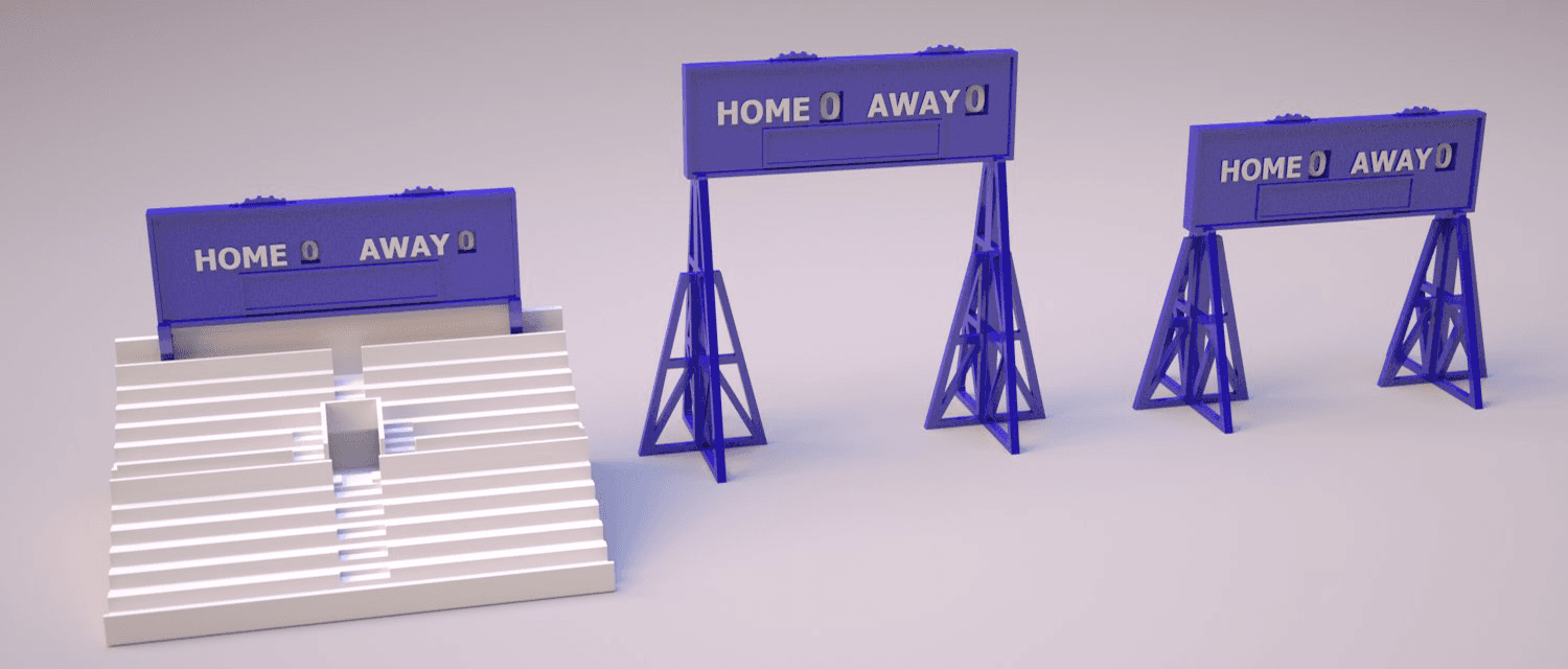3D Printed Modular Stadium | Funatic Games 3D Printed Modular Stadium — article image 4 of 7 related to FlicKick Table Soccer by Funatic Games