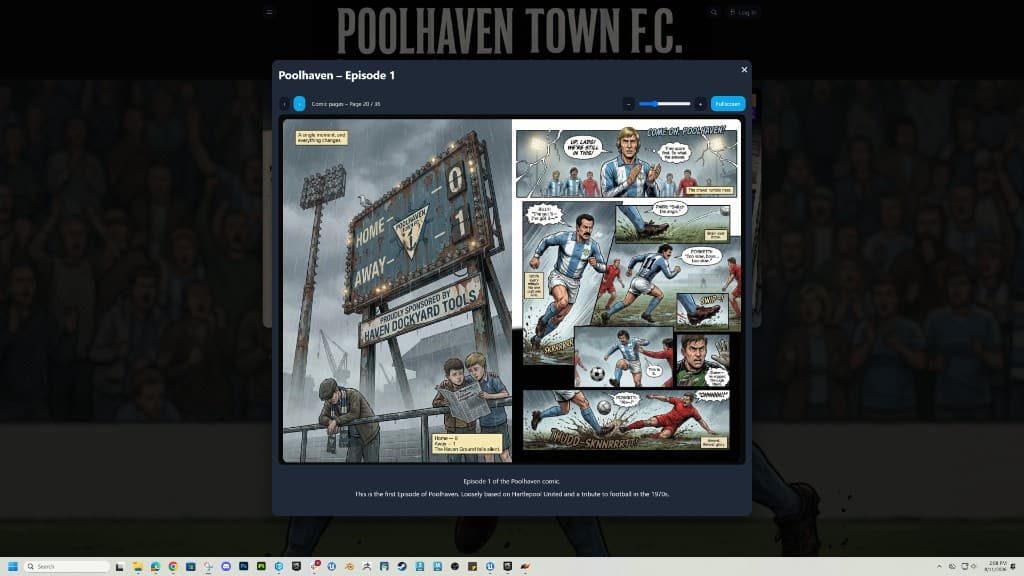 Episode 1 comic page-flip viewer — rain, terraces, and the Haven Ground Episode 1 comic page-flip viewer — rain, terraces, and the Haven Ground